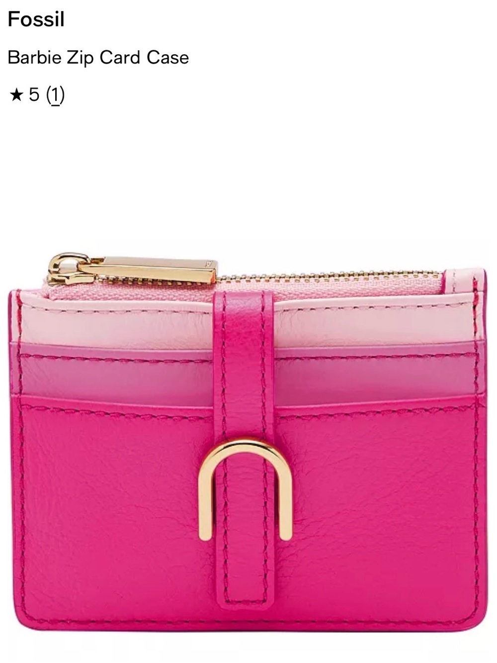 Fossil X Barbie card case